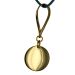 Pendentif goutte d'eau gravé plaqué or