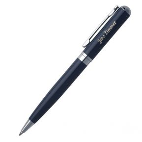 Kugelschreiber Cacharel Tourbillon Marineblau mit Gravur