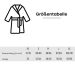 Bademantel Tabelle