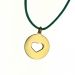Halsband Herz Jeton vergoldet