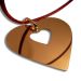 Halsband Herz vergoldet
