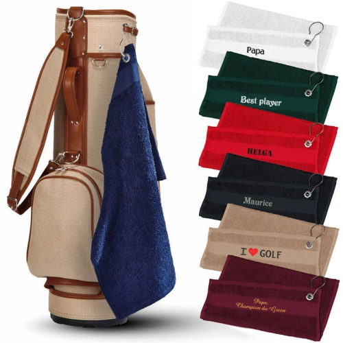 Golfhandtuch personalisiert