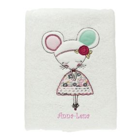 Handtuch Maus mit Name Handtuch Maus mit Name