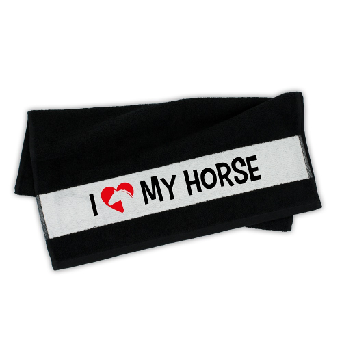 Handtuch „I love my horse“