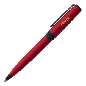 Kugelschreiber Hugo Boss Gear Matrix rot mit Gravur