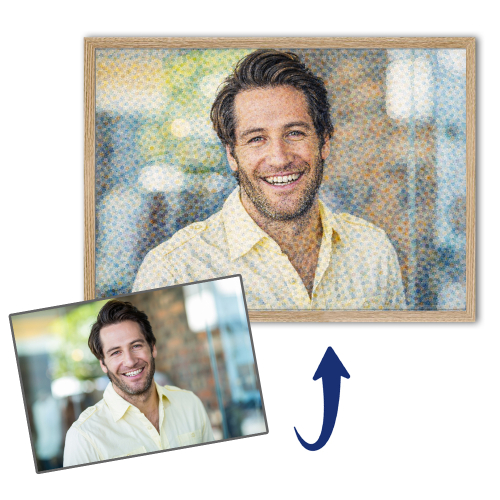 Impressionistisches Portr&auml;t nach einem Foto