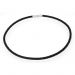 Halsband Leder schwarz