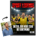 KI-generiertes Magazin-Cover Sport Legends