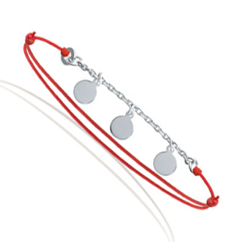 Kinderarmband 3 Medaillons mit Gravur