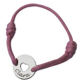 Kinderarmband Ajour-Herz mit Gravur Kinderarmband Ajour-Herz mit Gravur