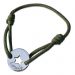 Kinderarmband Ajour-Stern mit Gravur grün
