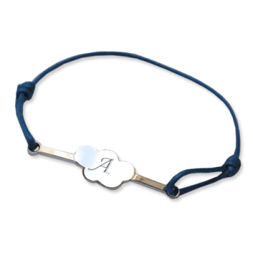 Kinderarmband Haarspange mit Gravur Wolke