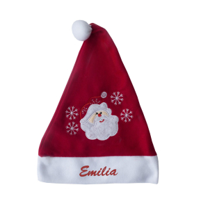 Bestickte Weihnachtsmütze mit Motiv für Kinder Bestickte Weihnachtsmütze mit Motiv für Kinder