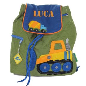 Kinderrucksack Bau mit Name