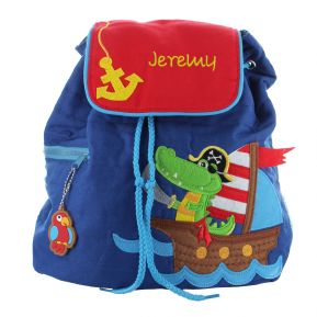Kinderrucksack Kroko-Pirat mit Name
