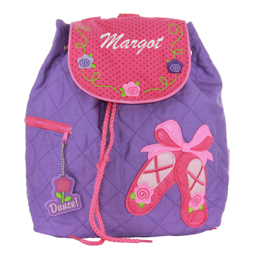 Kinderrucksack Tanzschuhe mit Name