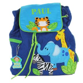 Kinderrucksack Zoo Junge mit Name