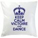 Kissen Keep Calm personalisiert marineblau