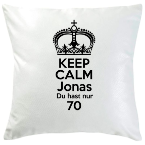 Kissen Keep Calm personalisiert Kissen Keep Calm personalisiert
