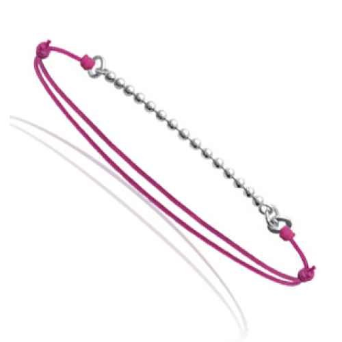 Kugelkette fuchsia