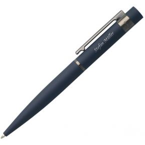Kugelschreiber Hugo Boss New Loop blau mit Gravur