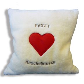 Personalisiertes Kuschelkissen