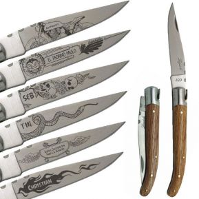 Personalisiertes Messer Tradition Biker