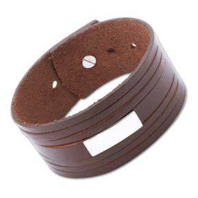 Lederarmband mit Gravur - 8074 Lederarmband mit Gravur - 8074