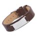 Lederarmband mit Gravurplatte