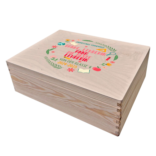 Abschiedsgeschenkbox für Lehrerin
