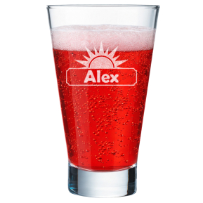 Personalisiertes Lik�rglas mit Vornamen Bistro