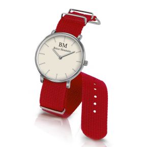 Personalisierte NATO-Armbanduhr mit Namen Personalisierte NATO-Armbanduhr mit Namen