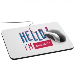 Personalisierbares HELLO Mousepad