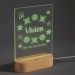 LED-Lampe aus Plexiglas Vorname