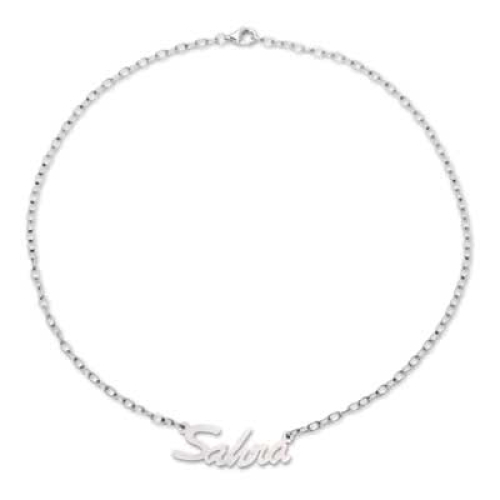 Namenskette Edelstahl - 8066