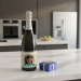 Champagnerflasche mit Foto