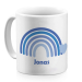 Personalisierte Regenbogen-Tasse