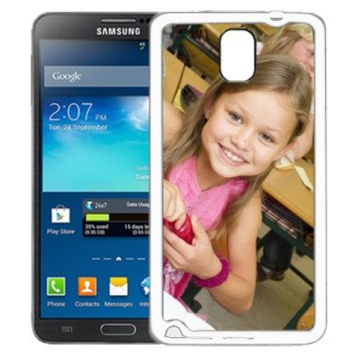 Personalisierte Schale für Galaxy Note 3 weiss