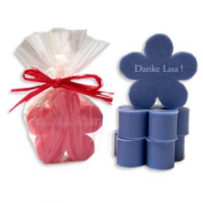 Personalisierte Seife Blume Personalisierte Seife Blume