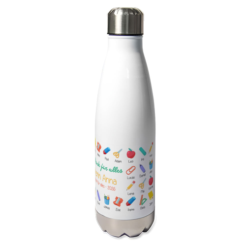 Personalisierte Thermosflasche Unsere Klasse