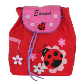 Personalisierter Kinderrucksack Marienkäfer