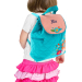 Personalisierter Rucksack mit Blumen