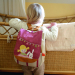 Personalisierter Rucksack mit Kind und Hase