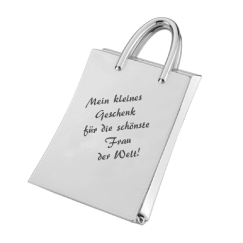 Personalisierter Taschenspiegel geschlossen