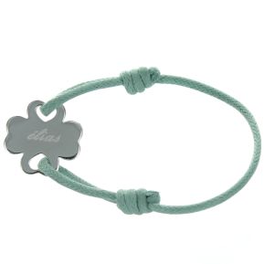 Personalisiertes Armband schönes Kleeblatt Personalisiertes Armband schönes Kleeblatt