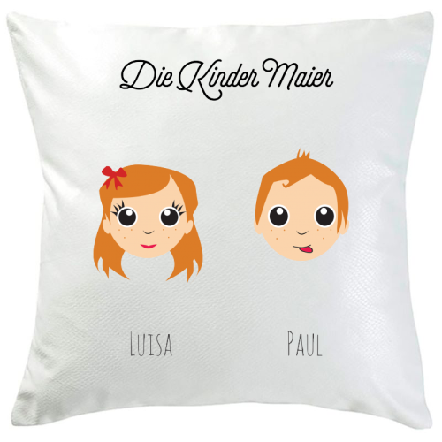 Personalisiertes Kissen We Are Family 2 Personen