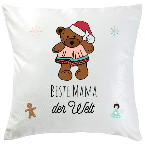 Personalisiertes Kissen Weihnachten Kuscheltier