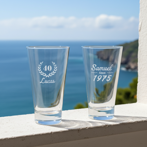 Personalisiertes Lik&ouml;rglas Geburtstag