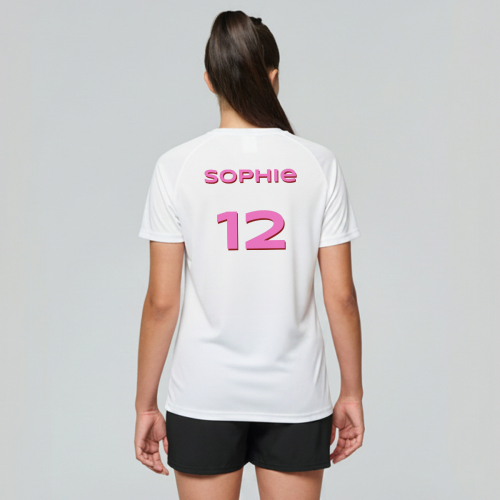 Personalisiertes Sport-T-Shirt Trikotnummer