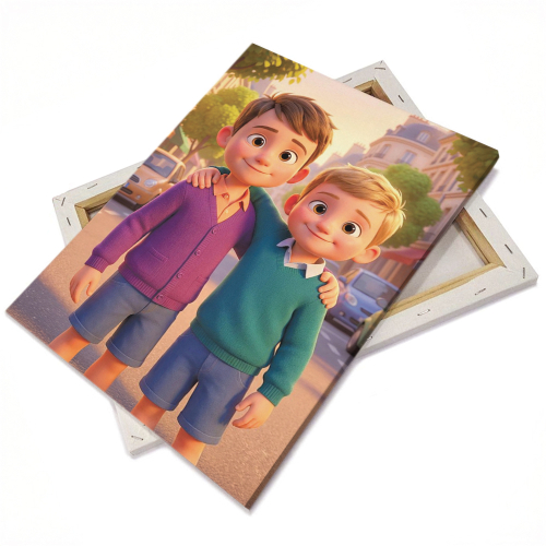 Portr&auml;t im Stil eines 3D-Animationsfilms nach einem Foto